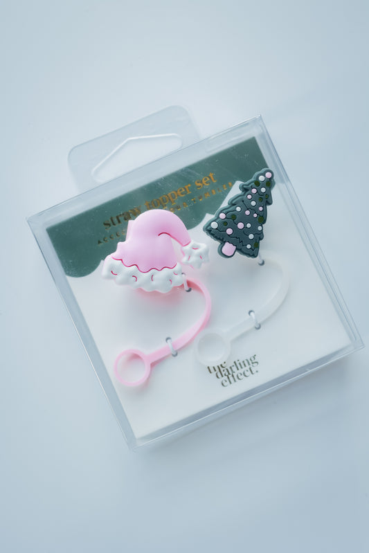 STRAW TOPPER | SANTA BABY