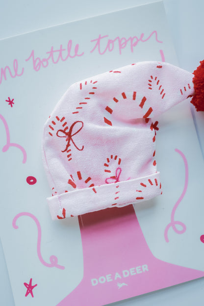 WINE TOPPER | CANDY CANE