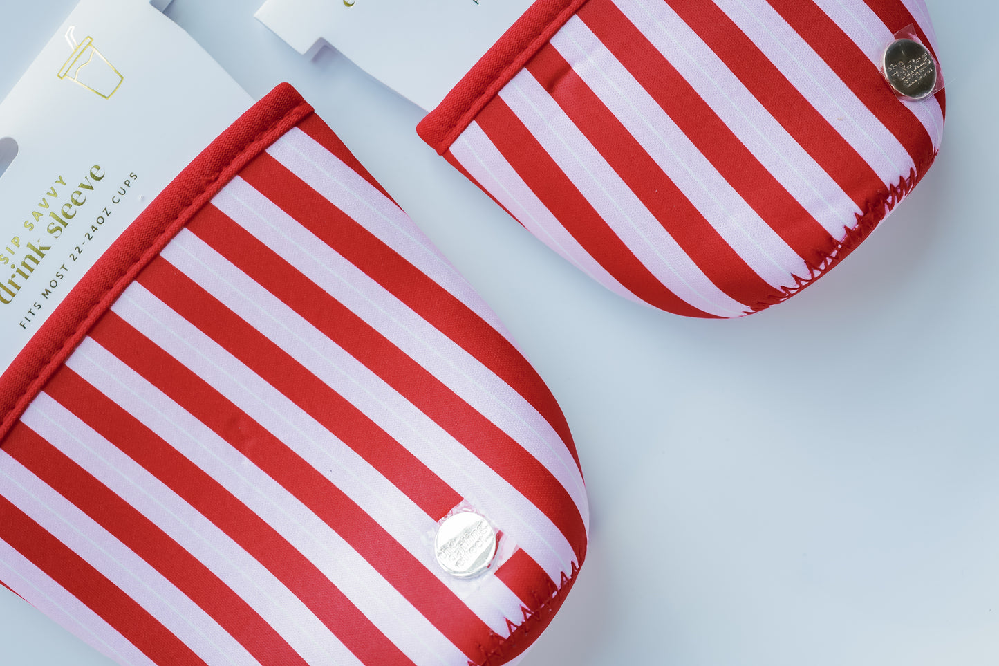 DRINK SLEEVE | REGULAR | PEPPERMINT STRIPES