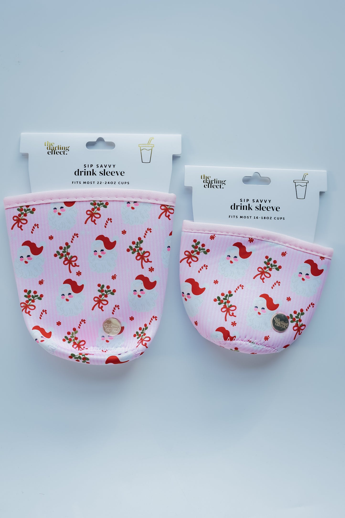 DRINK SLEEVE | REGULAR | HOLLY JOLLY SANTA