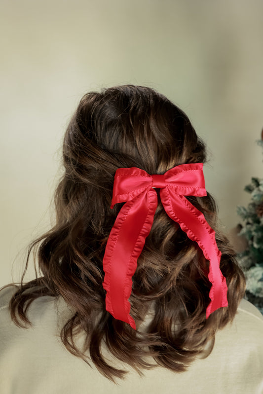 THE FRILL BOW | RED
