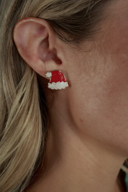 SANTA HAT STUD
