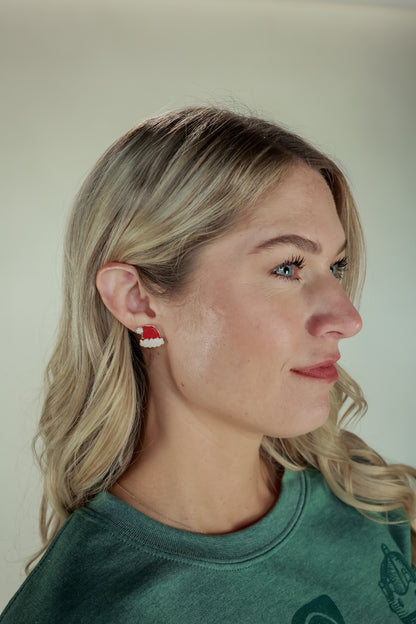 SANTA HAT STUD