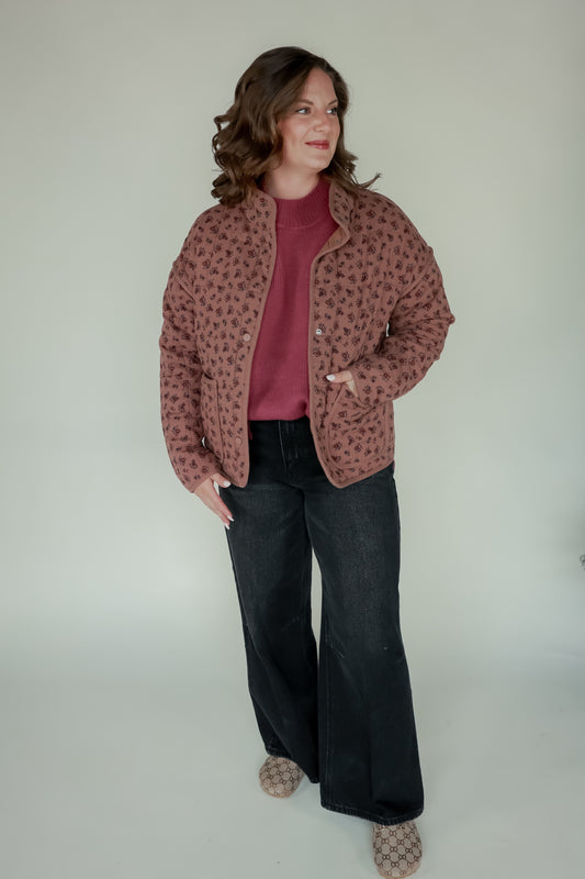 THE FLORAL MAUVE JACKET