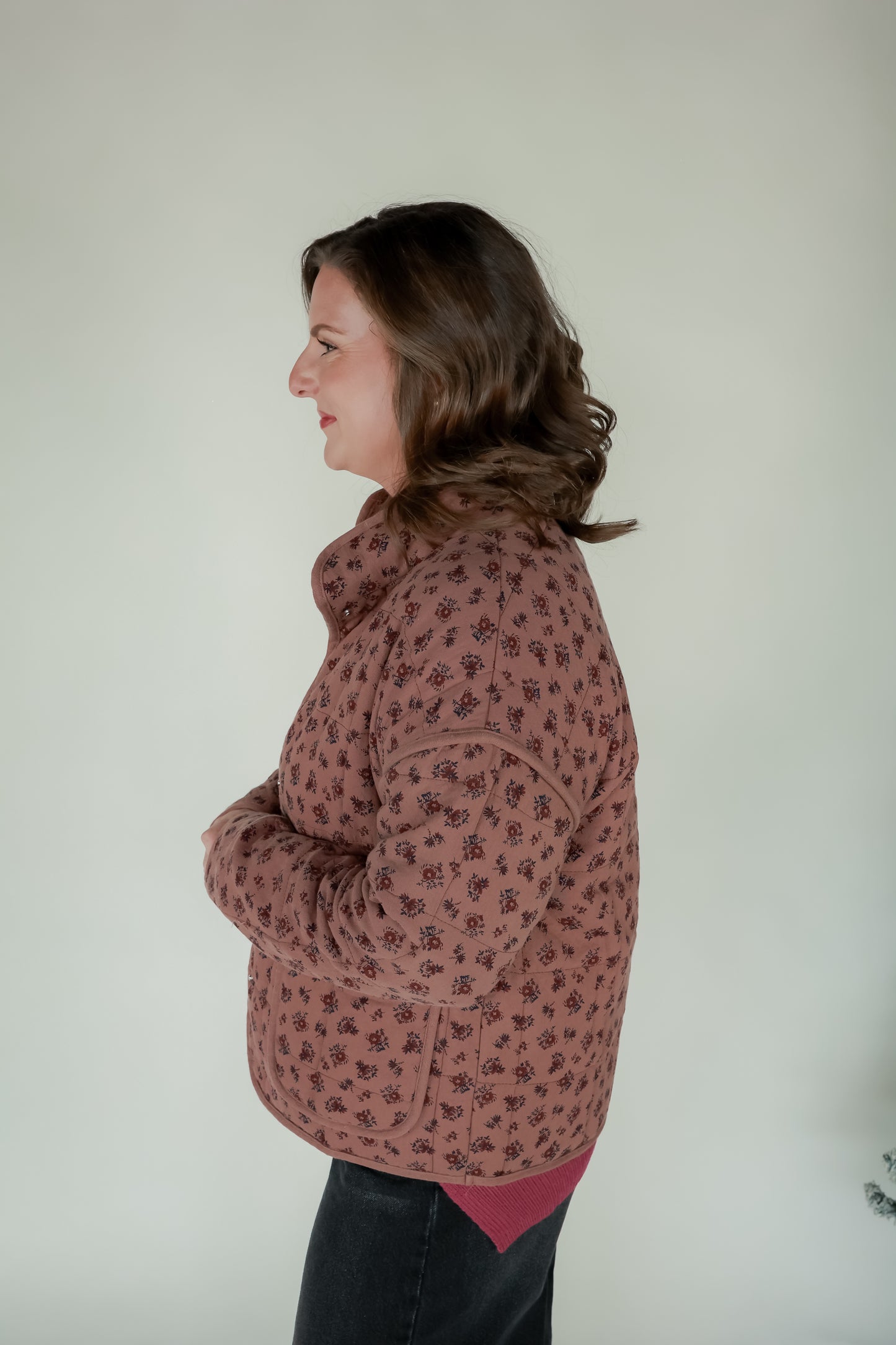 THE FLORAL MAUVE JACKET