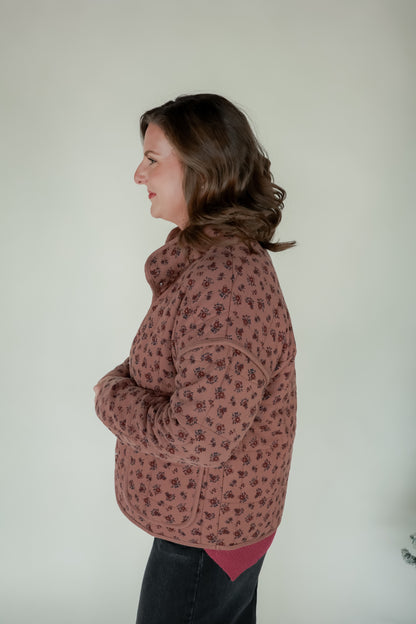 THE FLORAL MAUVE JACKET