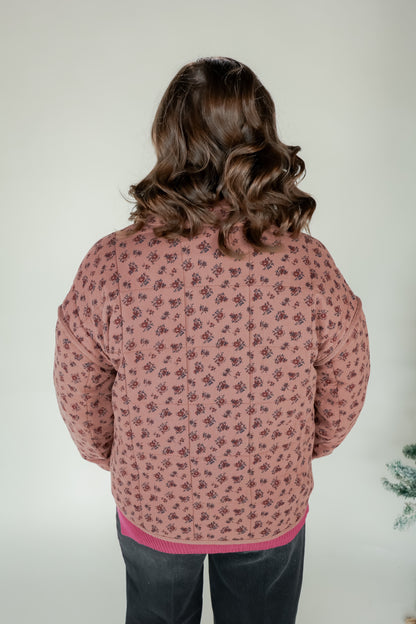 THE FLORAL MAUVE JACKET