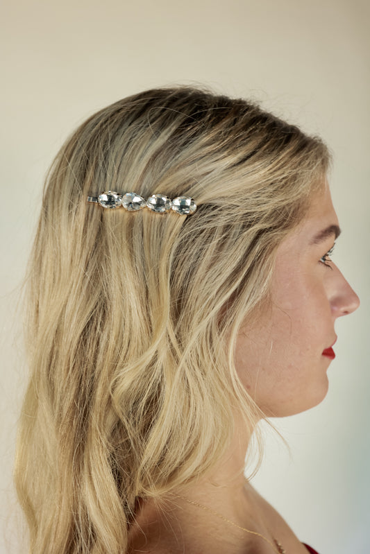 HOLIDAY GEMSTONE BOBBY PIN 2 PIECE SET