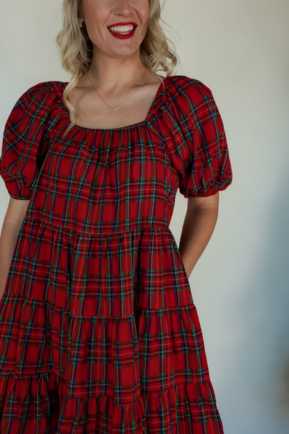 HOME FOR THE HOLIDAY MINI DRESS