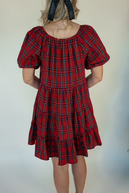 HOME FOR THE HOLIDAY MINI DRESS