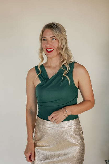 THE HUNTER GREEN BODYSUIT