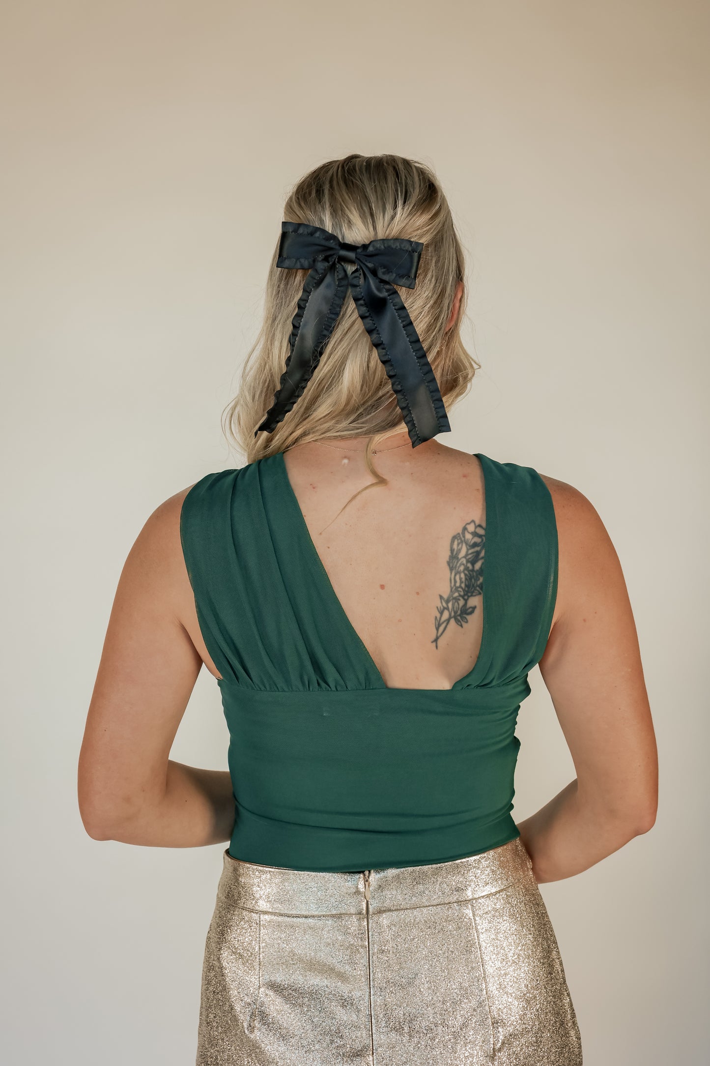 THE HUNTER GREEN BODYSUIT