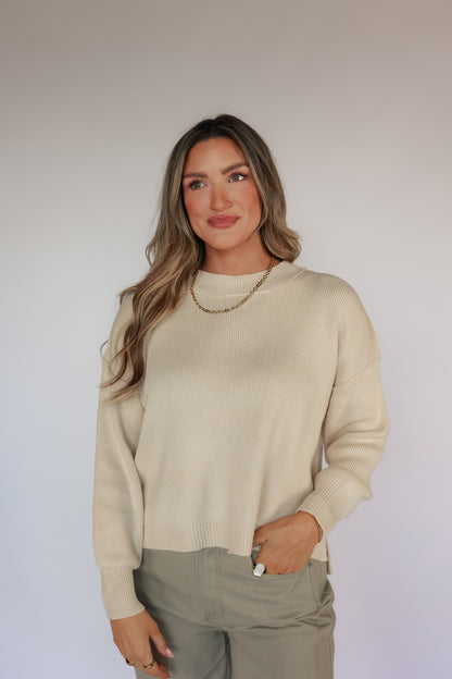 THE RIBBED KNITTED SWEATER