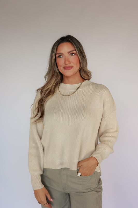 THE RIBBED KNITTED SWEATER