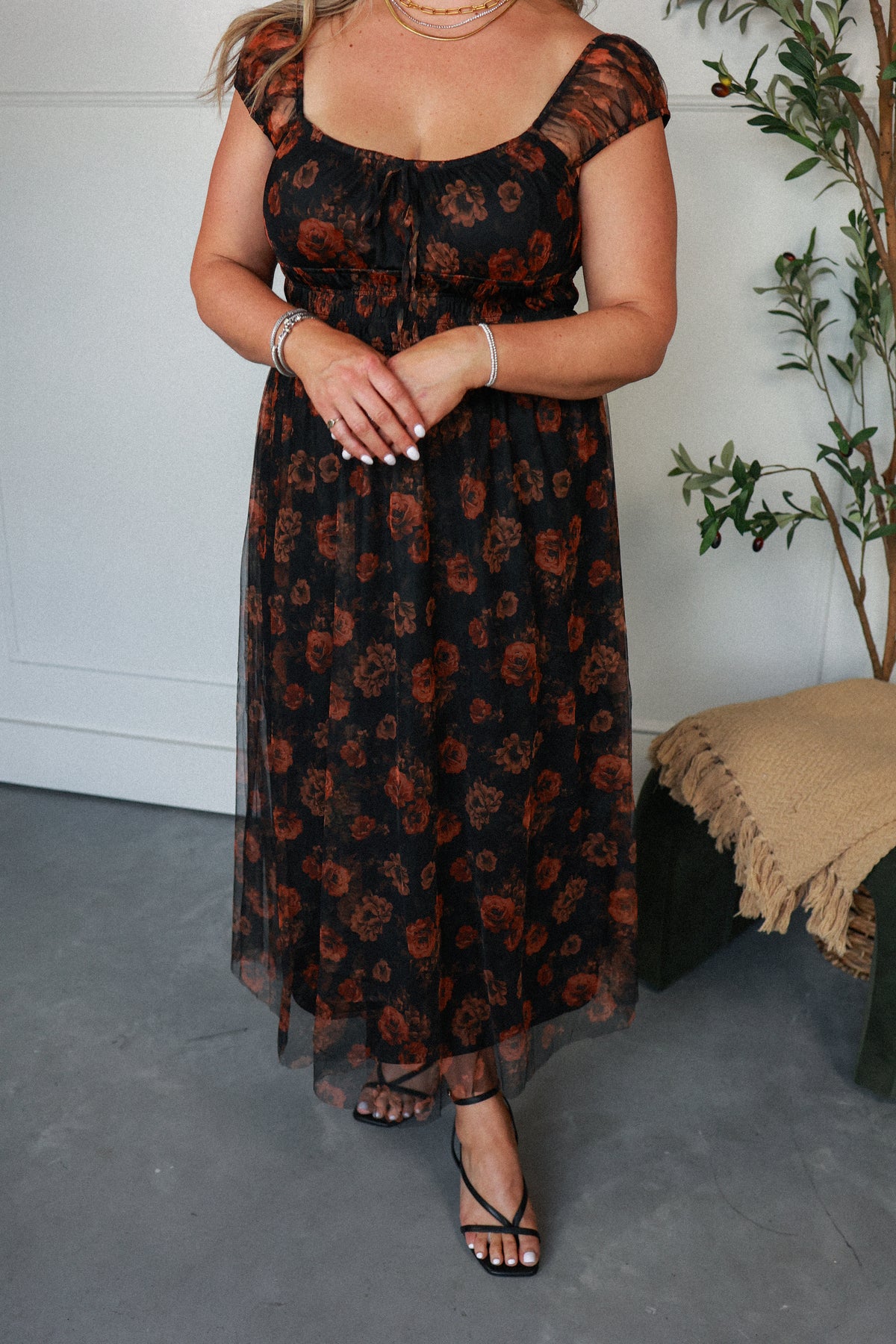 THE MIDNIGHT BLOOM DRESS