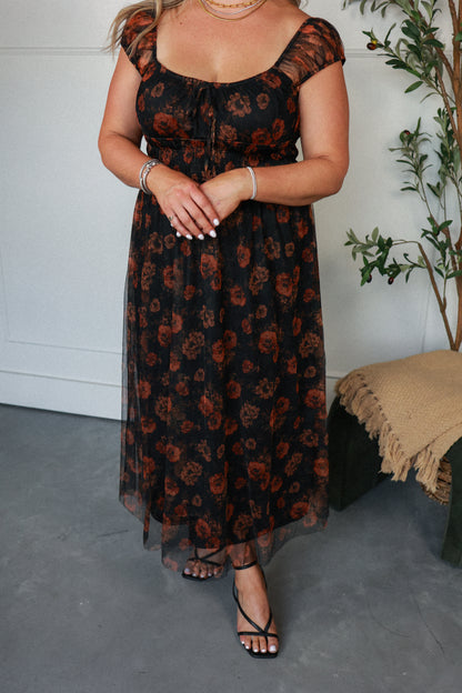 THE MIDNIGHT BLOOM DRESS