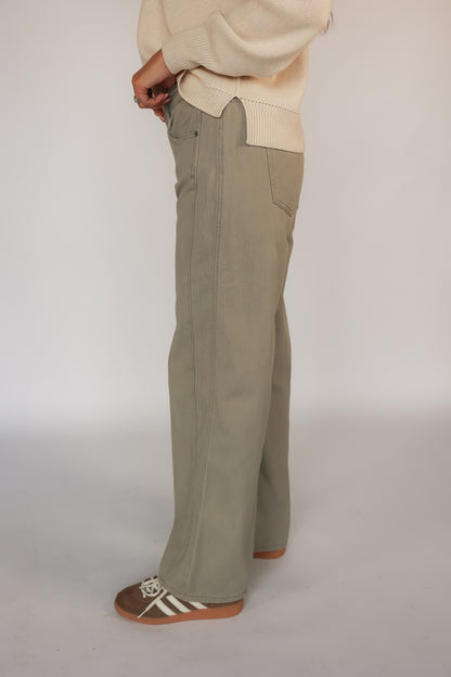 THE EASY GOING WIDE LEG PANTS