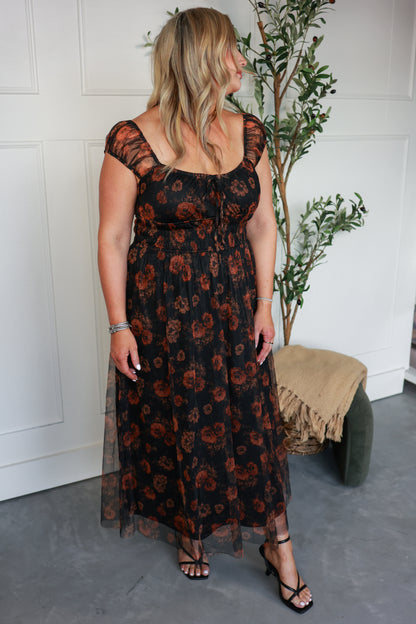 THE MIDNIGHT BLOOM DRESS
