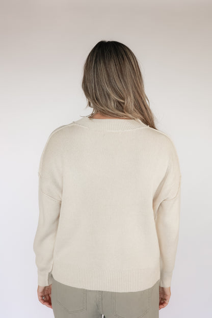 THE RIBBED KNITTED SWEATER