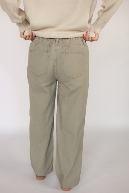 THE EASY GOING WIDE LEG PANTS
