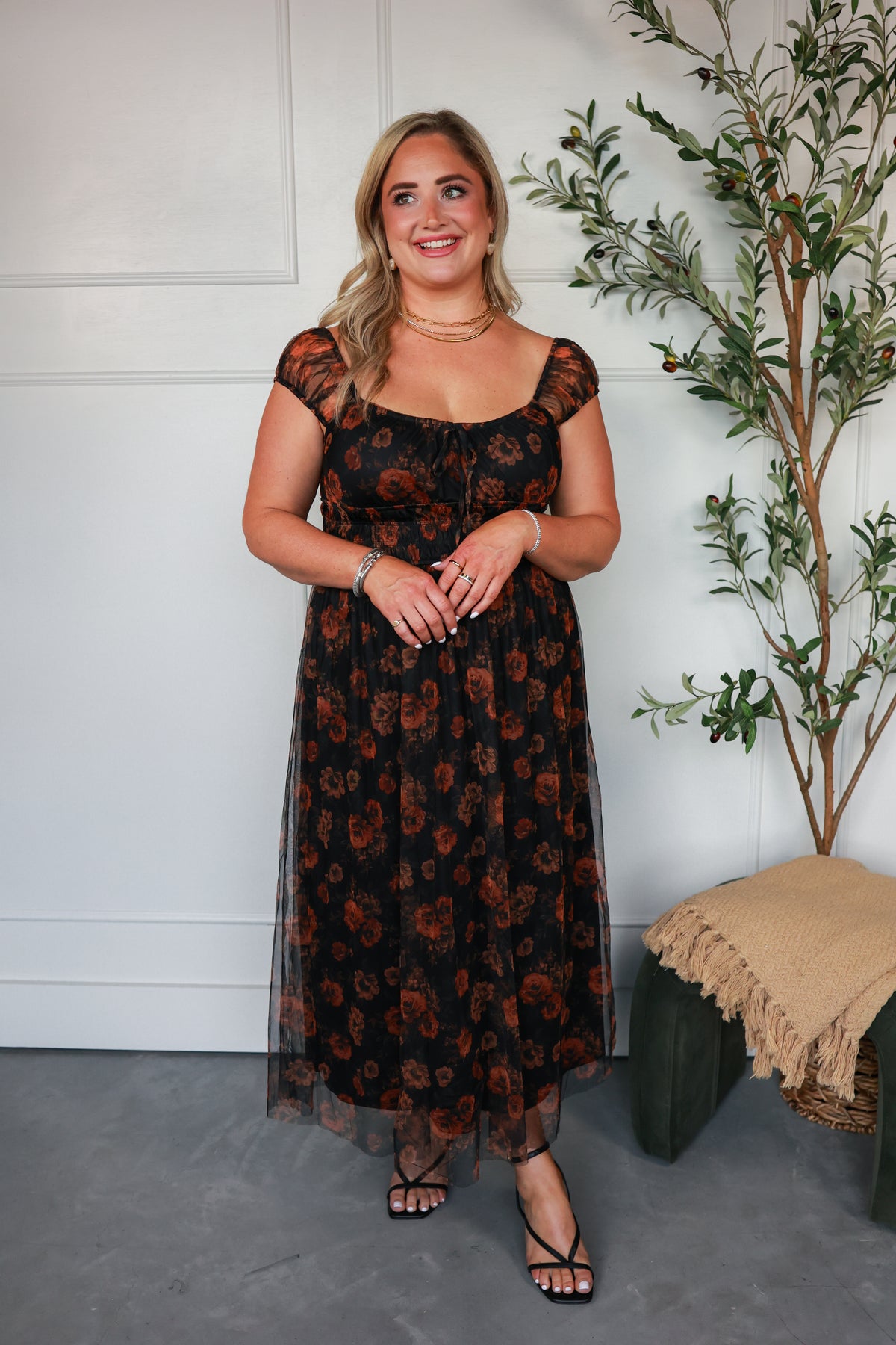 THE MIDNIGHT BLOOM DRESS