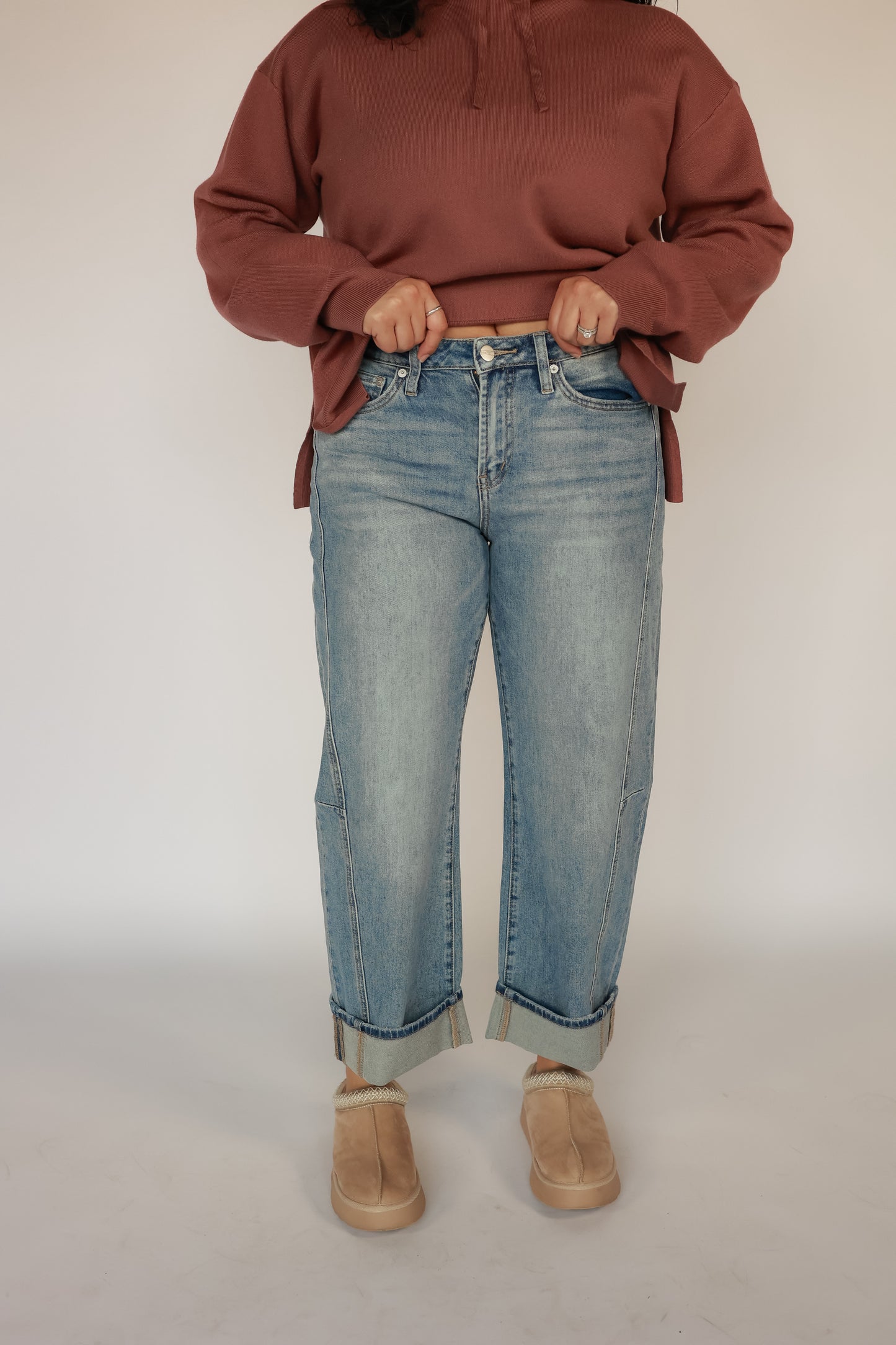 THE DUSTY SKY BARREL DENIM JEAN | MICA DENIM