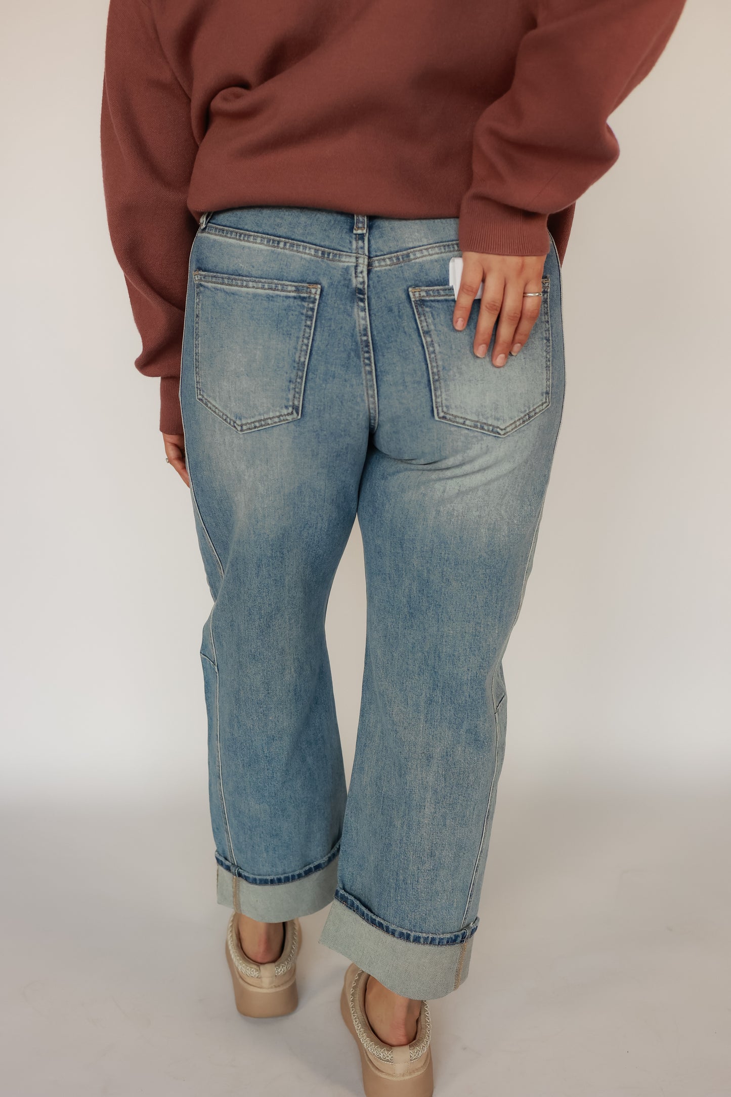 THE DUSTY SKY BARREL DENIM JEAN | MICA DENIM