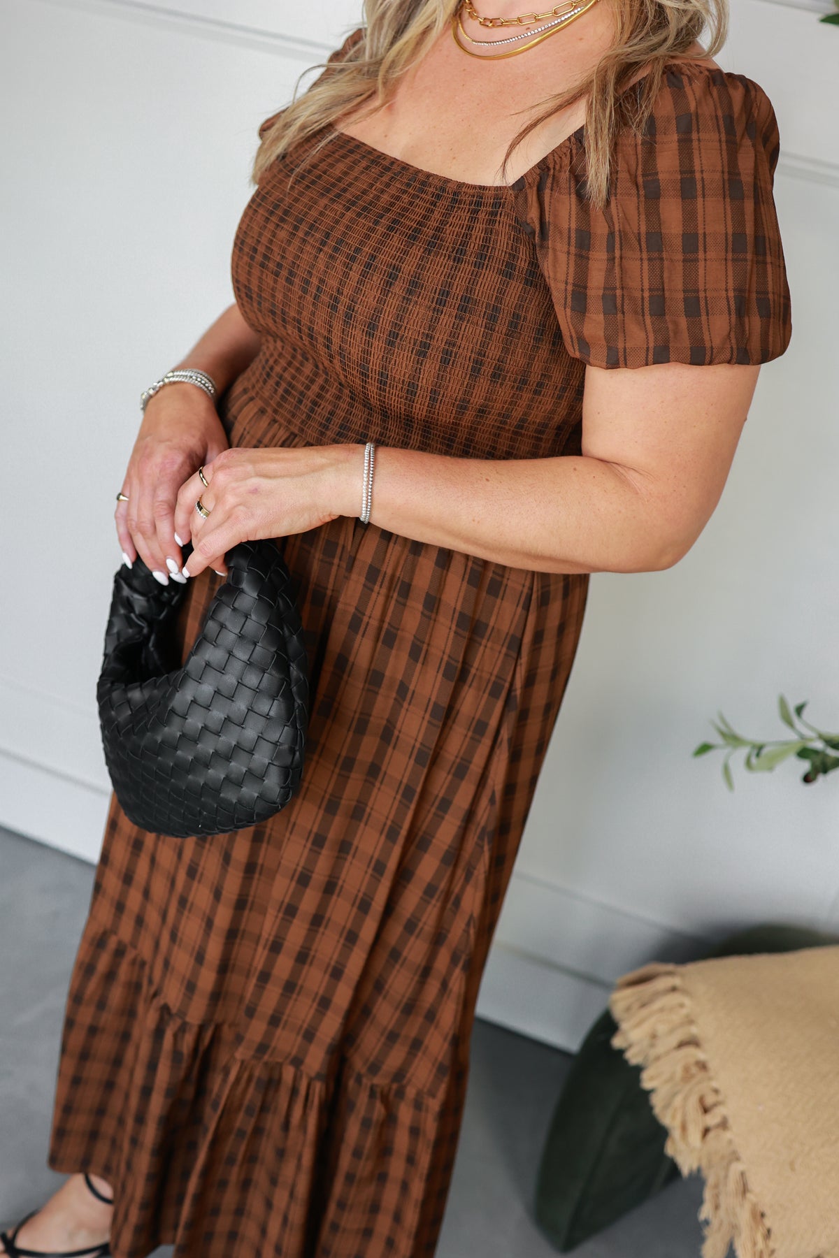 THE HARVEST PLAID DRESS