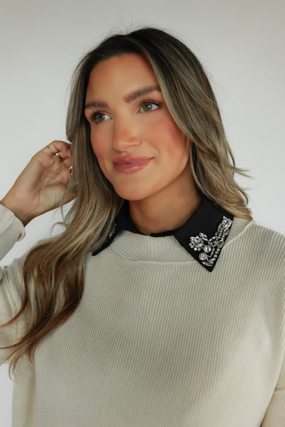 CORPORATE COLLAR BLING | BLACK JEWELS