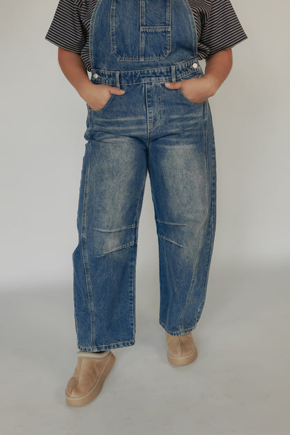 THE SLOUCHY DENIM OVERALL