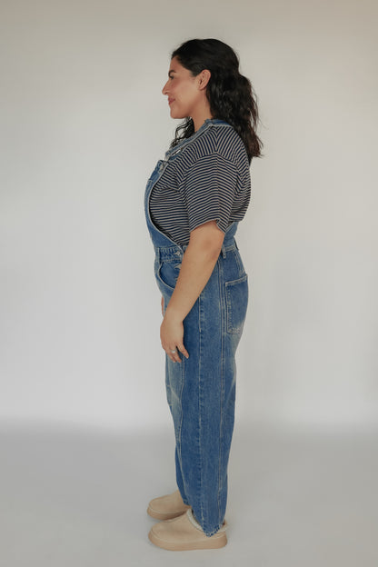 THE SLOUCHY DENIM OVERALL