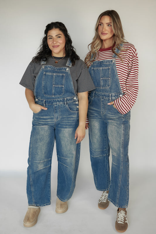 THE SLOUCHY DENIM OVERALL
