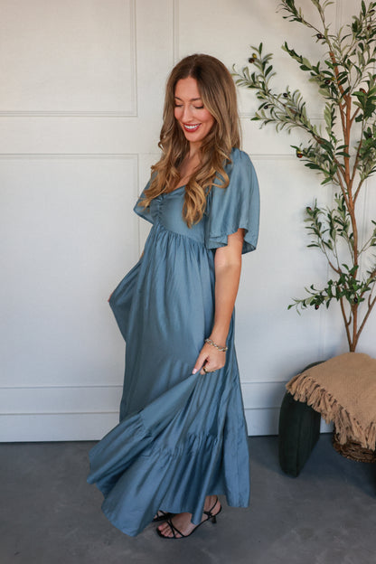 THE DUSK BLUE DRESS