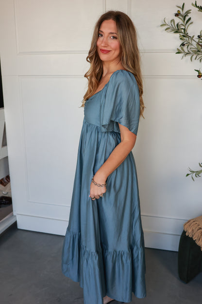 THE DUSK BLUE DRESS