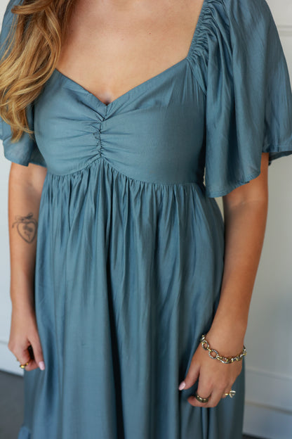 THE DUSK BLUE DRESS