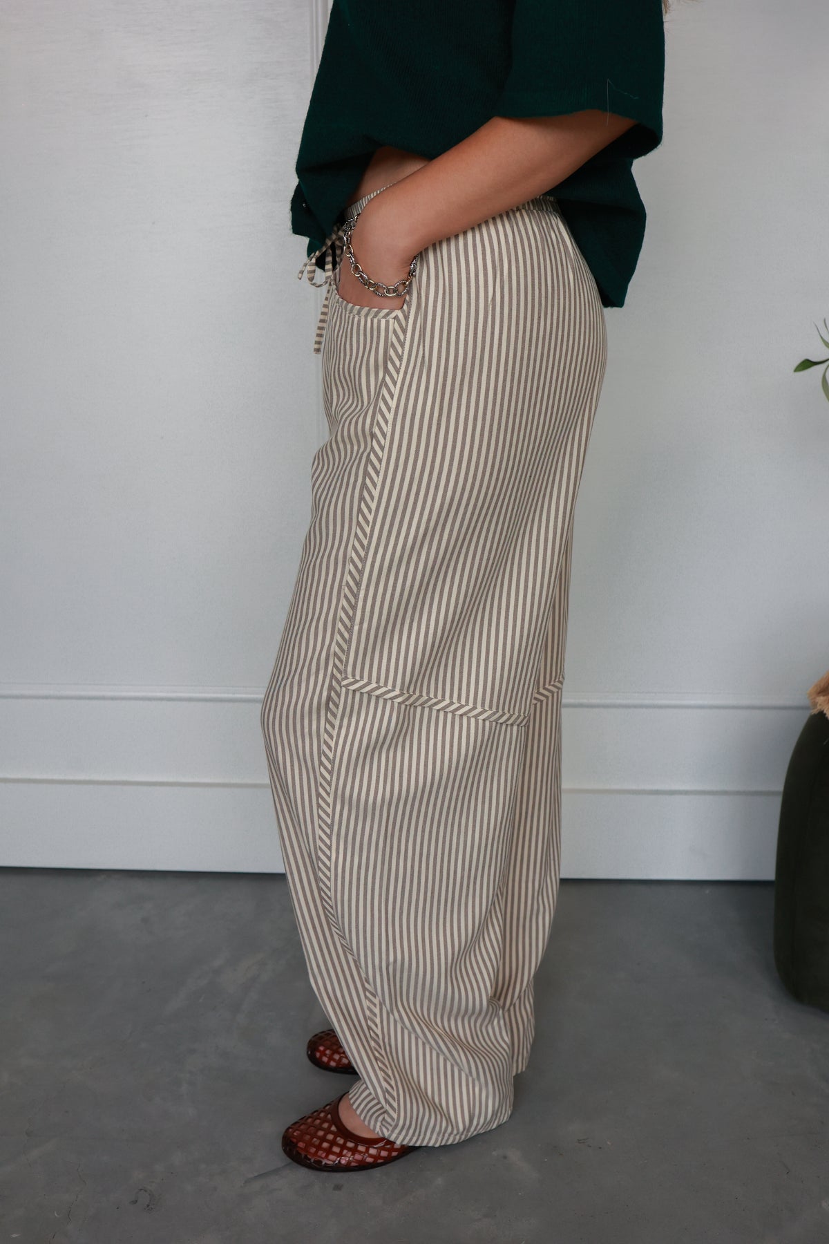 THE ROWAN STRIPED PANTS