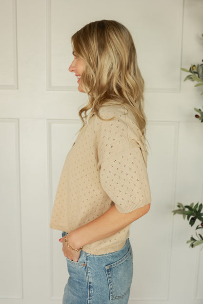 THE PIPER NEUTRAL KNIT CARDI