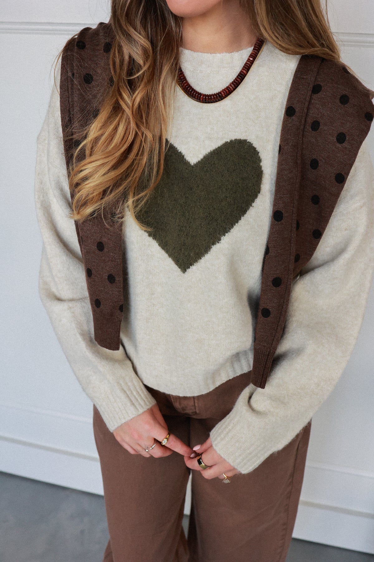 THE LUCKY HEART SWEATER