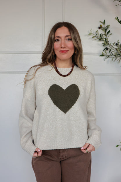 THE LUCKY HEART SWEATER