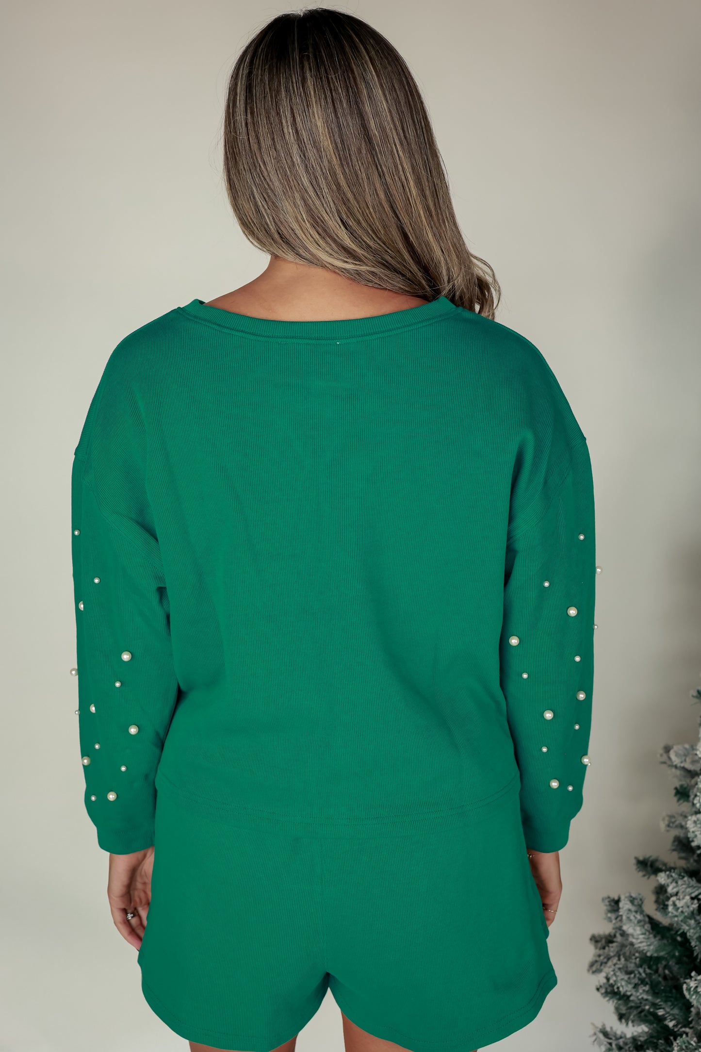 FEELIN FESTIVE SET IN GREEN | TOP ONLY