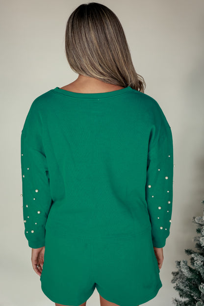 FEELIN FESTIVE SET IN GREEN | TOP ONLY