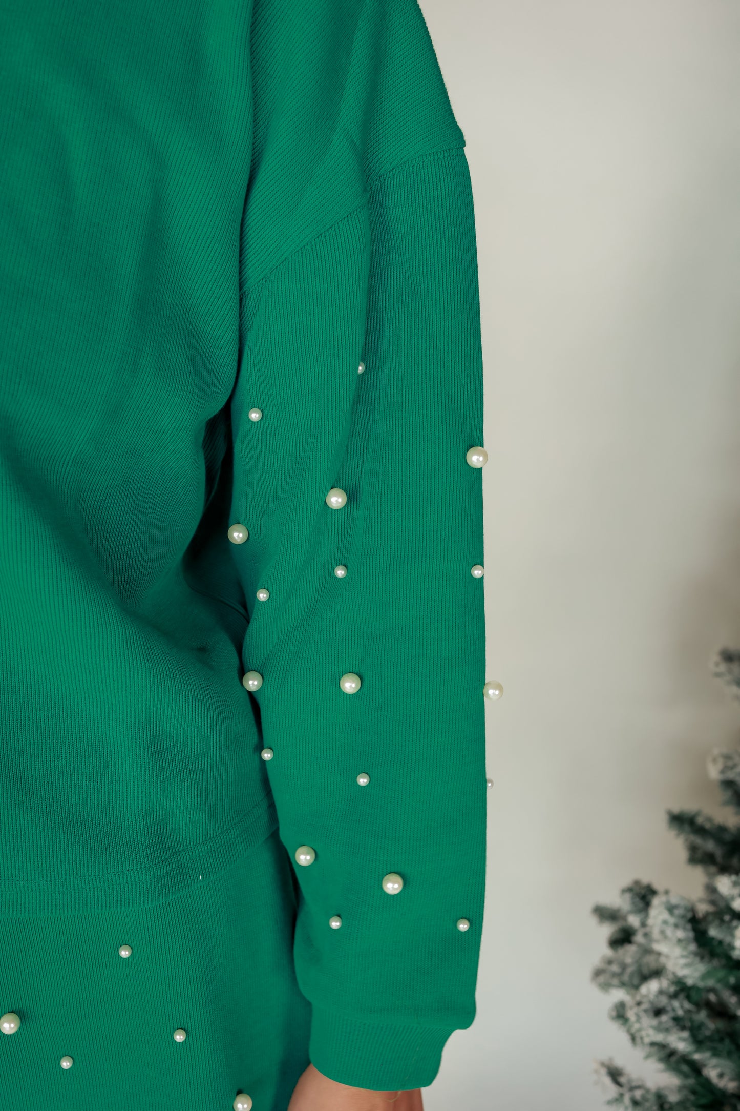 FEELIN FESTIVE SET IN GREEN | TOP ONLY