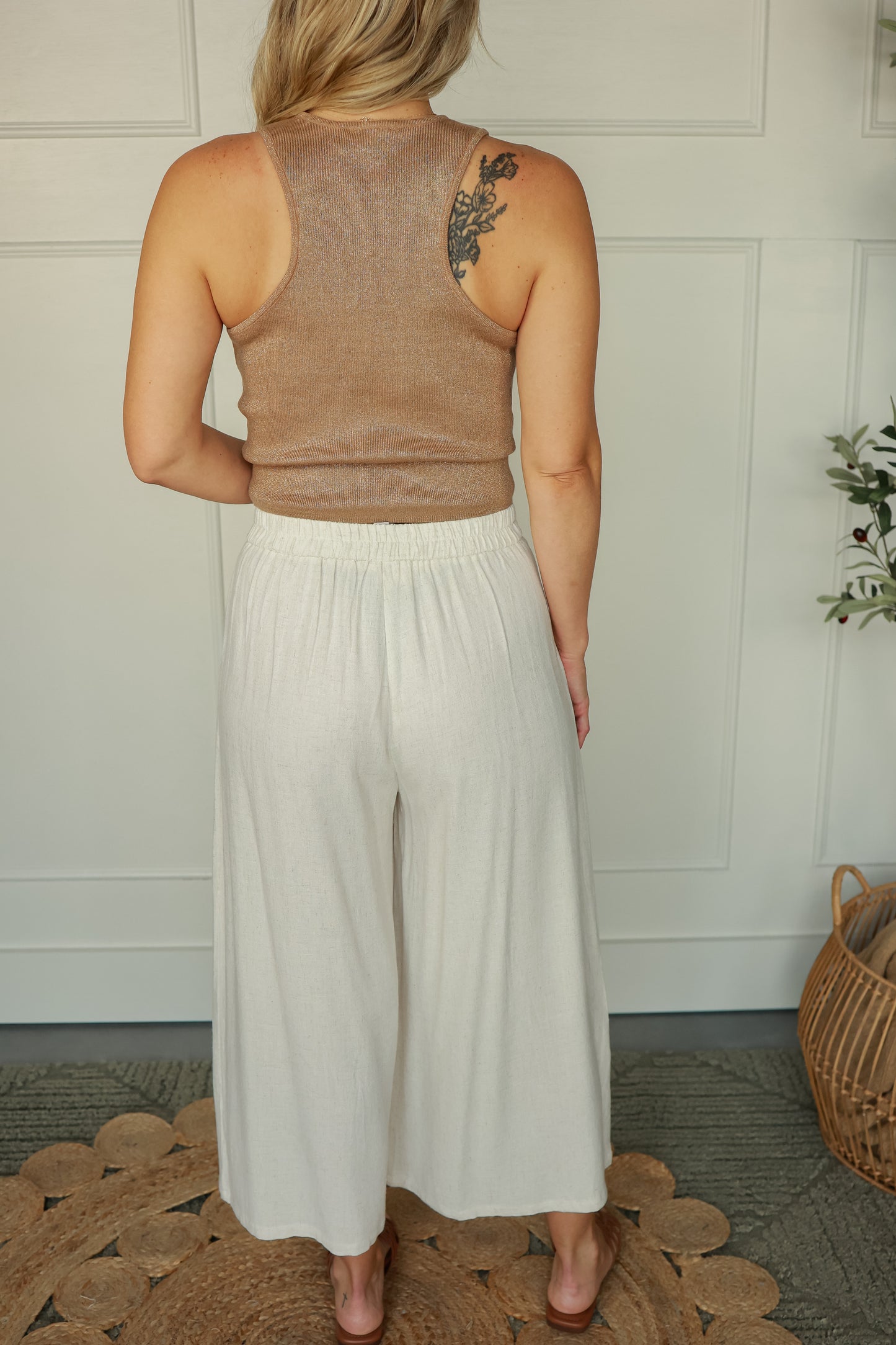 THE RIVIERA LINEN TROUSERS