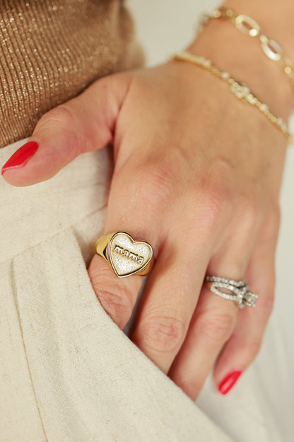 MAMA HEART RING