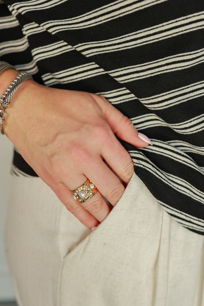 THE DARLING PEARL RING