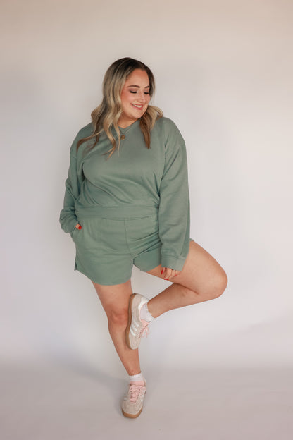 THE CORE SET IN PISTACHIO | BOTTOMS ONLY