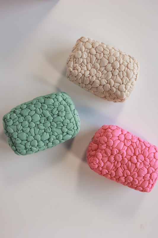 THE FLORA POP TRAVEL COSMETIC BAG | VARIETY OF COLORS