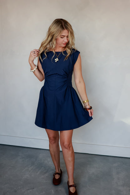 THE NAVY BELLE DRESS