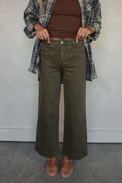 FOREST CROPPED PANTS  | MICA
