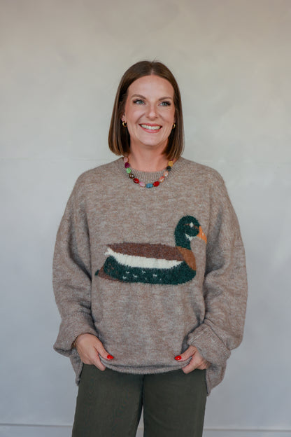 THE COZY MALLARD SWEATER